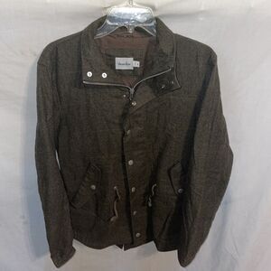 Steven Alan Men’s Comfort Jacket Size Small Brown Wool Blend Outdoors Chic